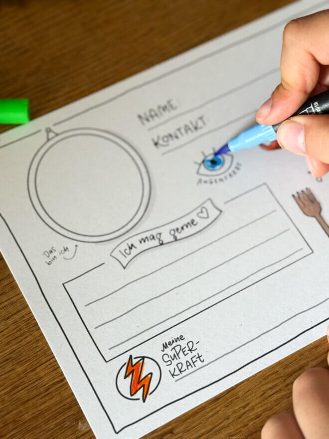 Box "Alle meine liebsten Menschen" - Erinnerungsbox für Kinder – Bild 3