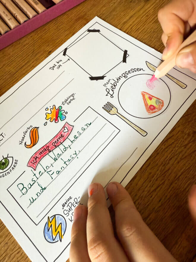 Box "Alle meine liebsten Menschen" - Erinnerungsbox für Kinder – Bild 4