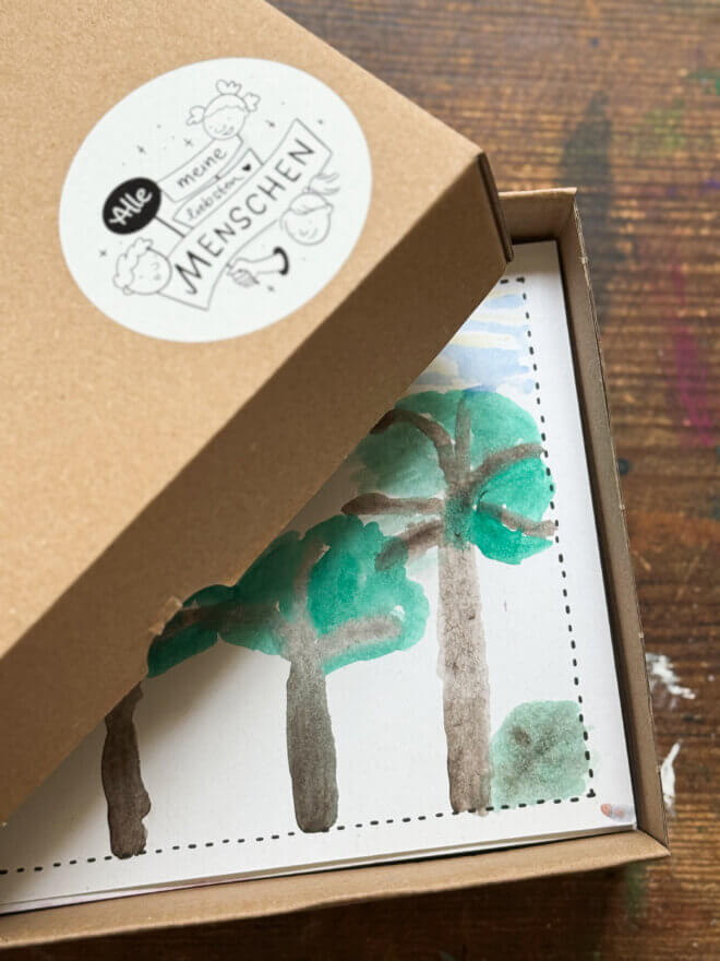 Box "Alle meine liebsten Menschen" - Erinnerungsbox für Kinder – Bild 6