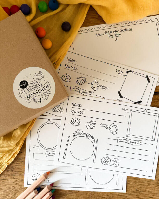 Box "Alle meine liebsten Menschen" - Erinnerungsbox für Kinder